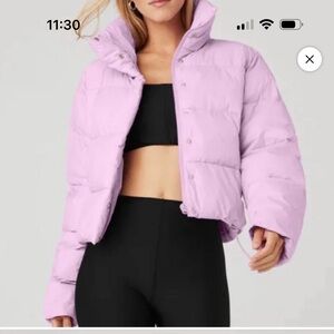 🔥SOLD!!🔥‼️ALO Puffer Jacket in SWEET PINK last years color size M/L